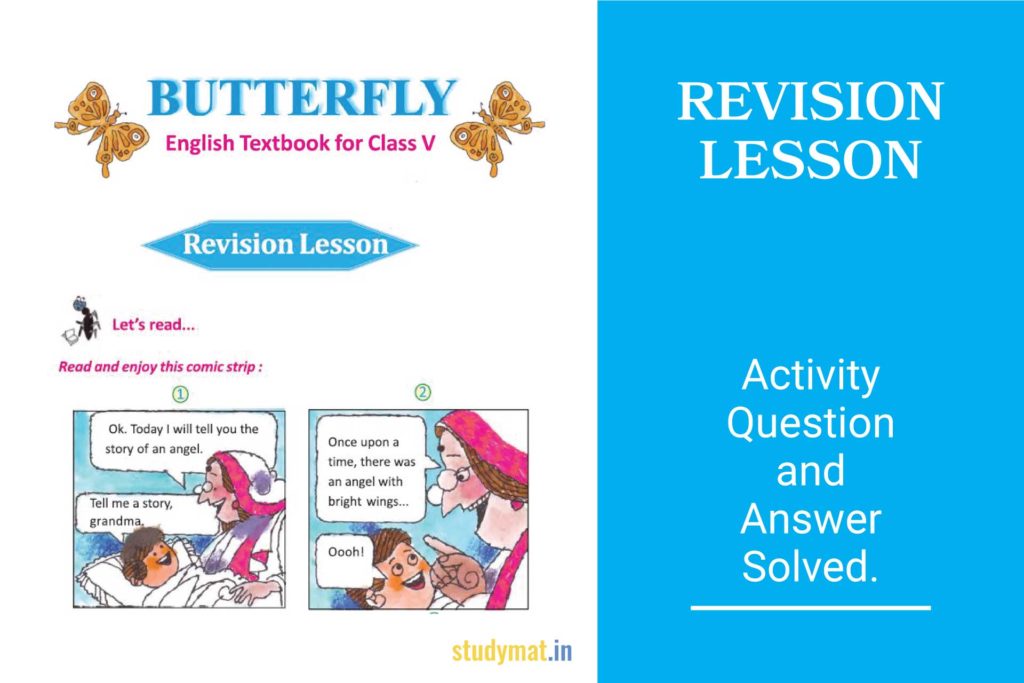 class 5 english butterfly lesson 11 question answer