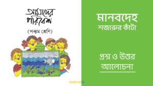 Read more about the article মানবদেহ – শজারুর কাঁটা | প্রশ্ন ও উত্তর | পঞ্চম শ্রেণি | আমাদের পরিবেশ