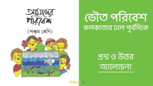 ভৌত পরিবেশ - কলকাতার ঢাল পূর্বদিকে | প্রশ্ন ও উত্তর