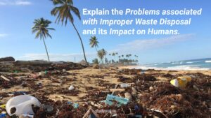 Problems associated with Improper Waste Disposal and its Impact on Humans.