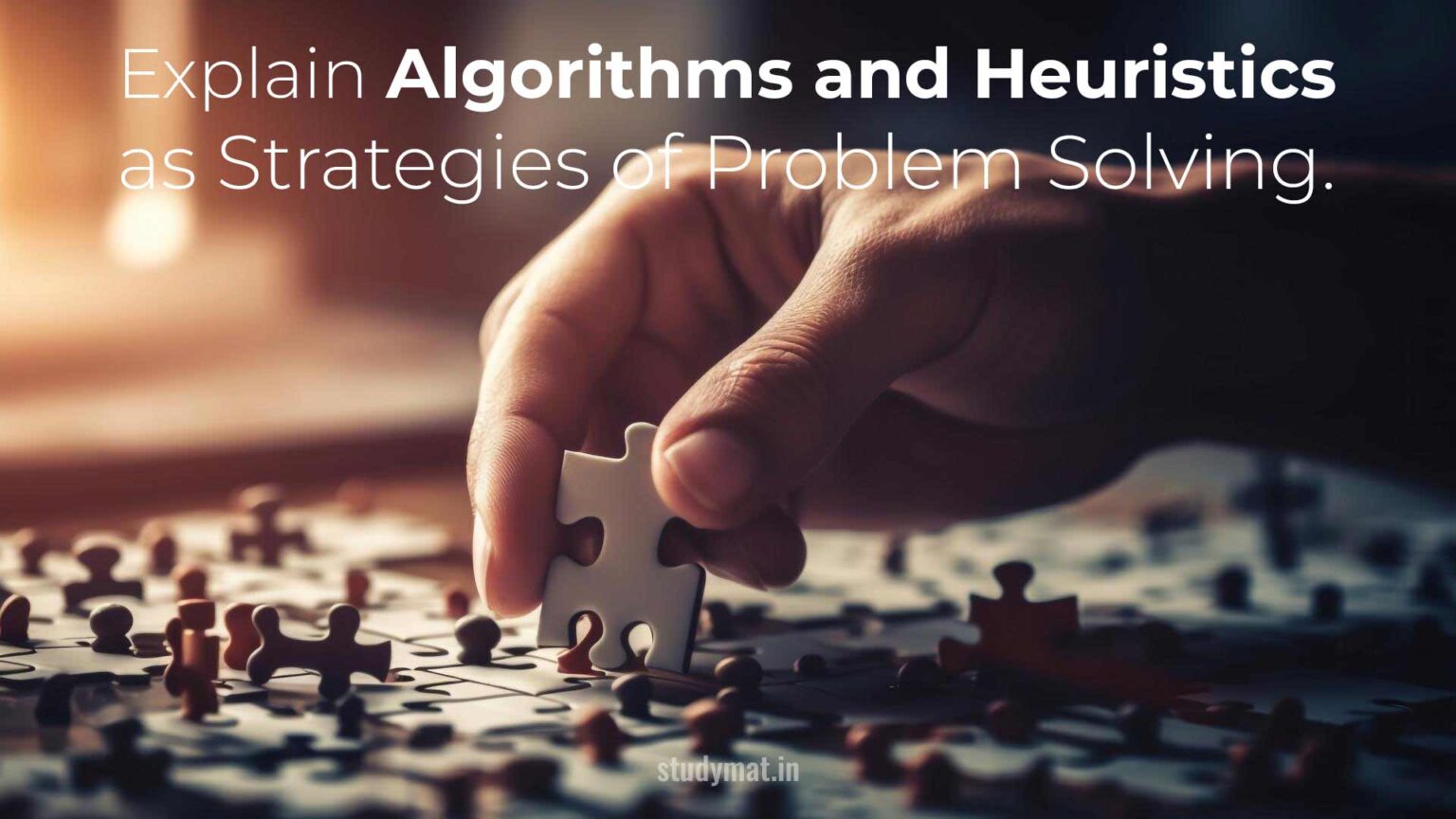 algorithms and problem solving