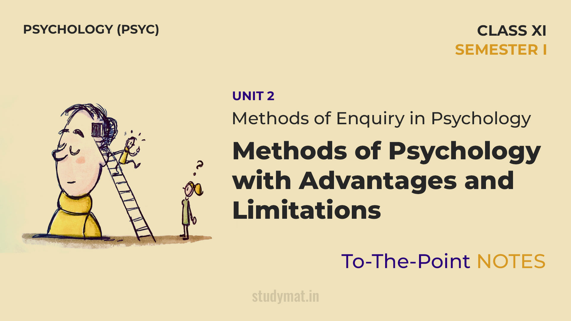 Methods of Psychology with Advantages and Limitations | Notes